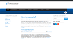 Desktop Screenshot of homoeopathy.com.pk